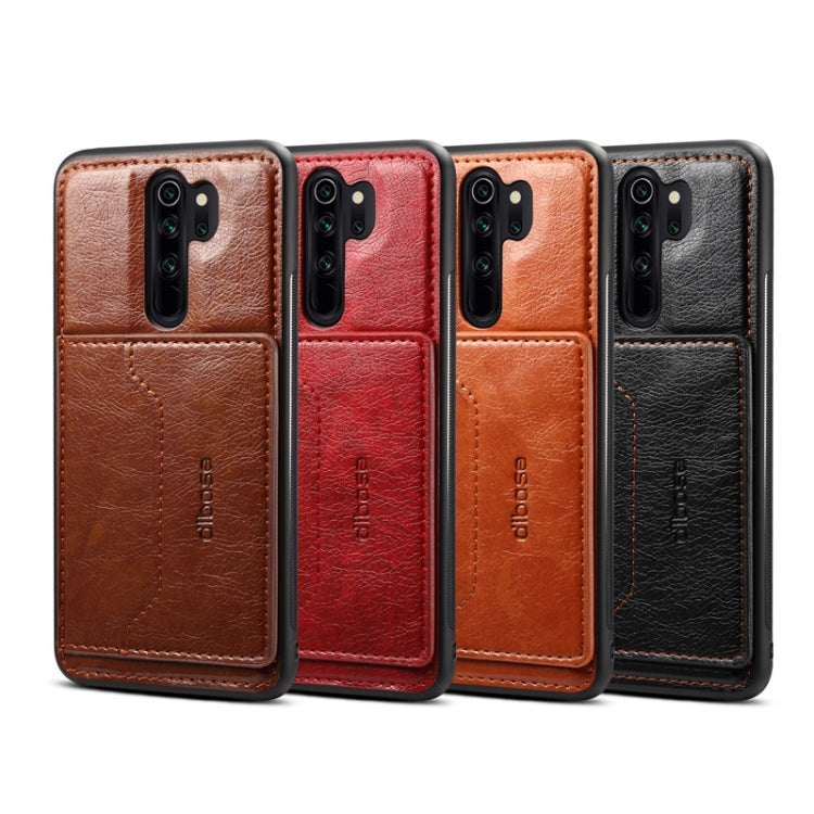 For OPPO A9 2020 / A11X Dibase Crazy Horse Texture Protective Case, with Holder & Card Slots