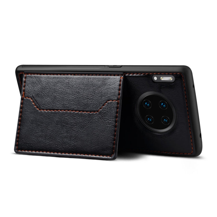 For Huawei Mate 30 Pro Dibase Crazy Horse Texture Protective Case, with Holder & Card Slots