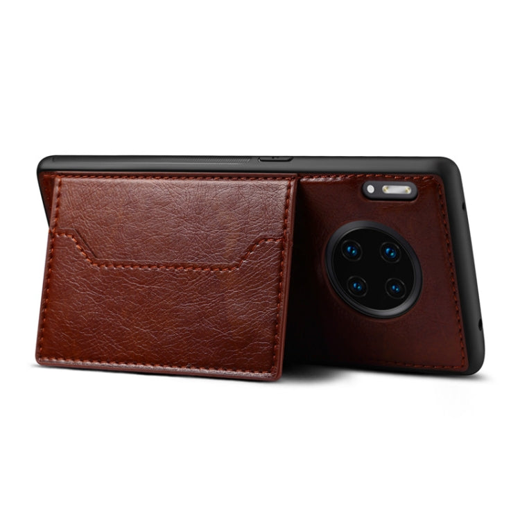 For Huawei Mate 30 Pro Dibase Crazy Horse Texture Protective Case, with Holder & Card Slots