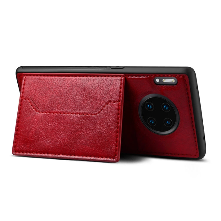 For Huawei Mate 30 Pro Dibase Crazy Horse Texture Protective Case, with Holder & Card Slots