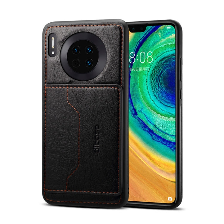 For Huawei Mate 30 Dibase Crazy Horse Texture Protective Case, with Holder & Card Slots