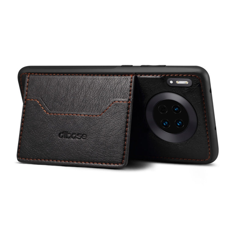 For Huawei Mate 30 Dibase Crazy Horse Texture Protective Case, with Holder & Card Slots