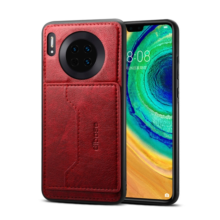 For Huawei Mate 30 Dibase Crazy Horse Texture Protective Case, with Holder & Card Slots