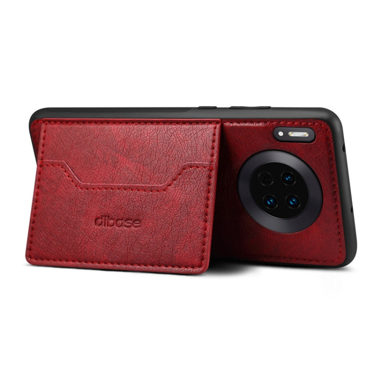 For Huawei Mate 30 Dibase Crazy Horse Texture Protective Case, with Holder & Card Slots