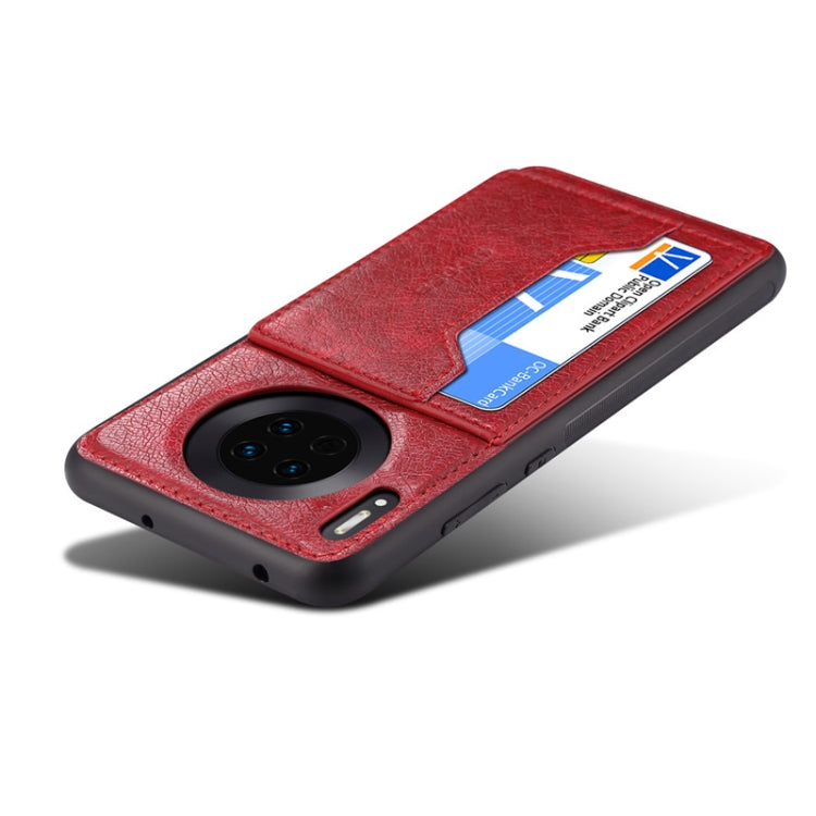For Huawei Mate 30 Dibase Crazy Horse Texture Protective Case, with Holder & Card Slots
