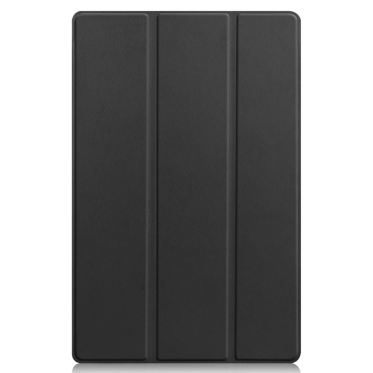 For Lenovo Pad Plus 11 2021 Custer Pattern Pure Color Horizontal Flip Leather Case with Sleep Function & Three-folding Holder