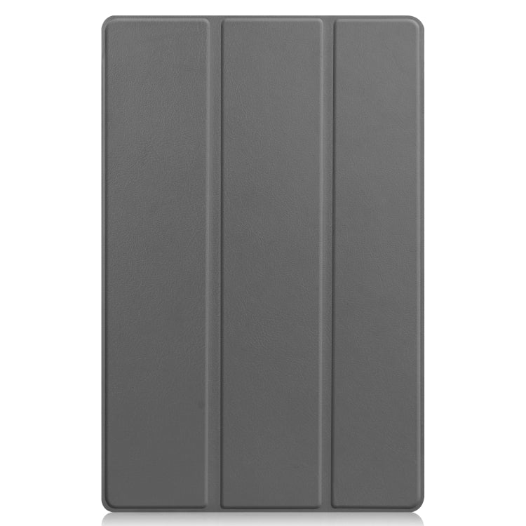 For Lenovo Pad Plus 11 2021 Custer Pattern Pure Color Horizontal Flip Leather Case with Sleep Function & Three-folding Holder