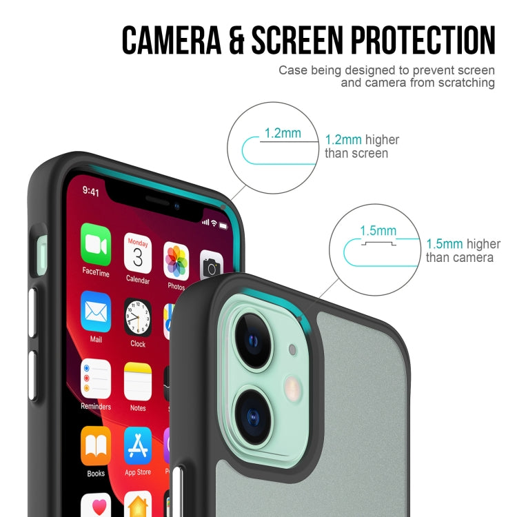 For iPhone 12 / 12 Pro Space Series Shockproof PC + TPU Protective Case(Black)