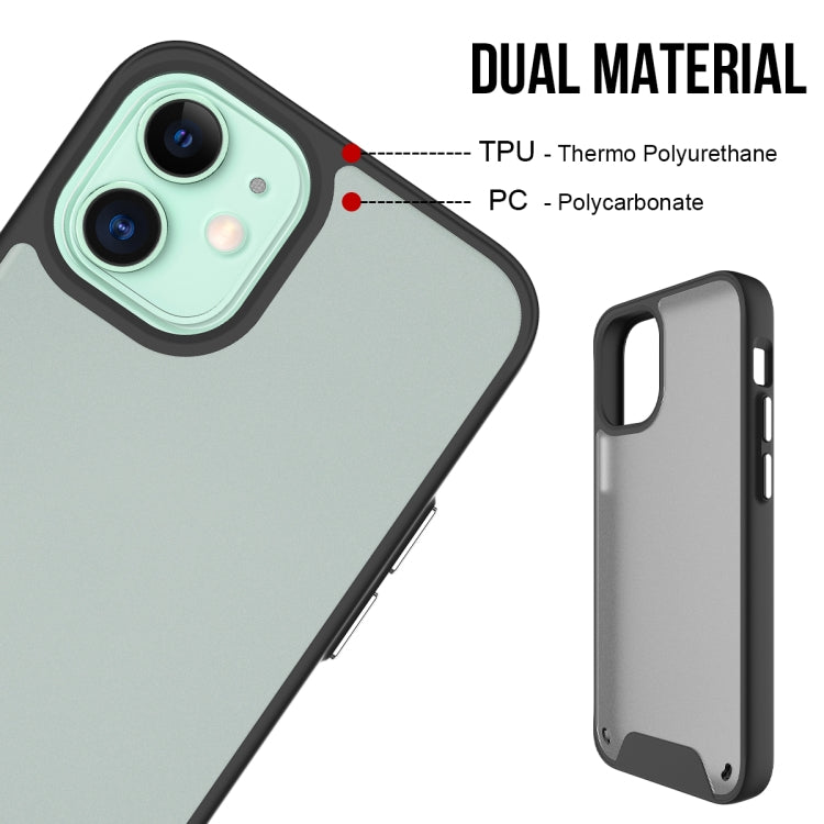 For iPhone 11 Pro Max Space Series Shockproof PC + TPU Protective Case (Black)