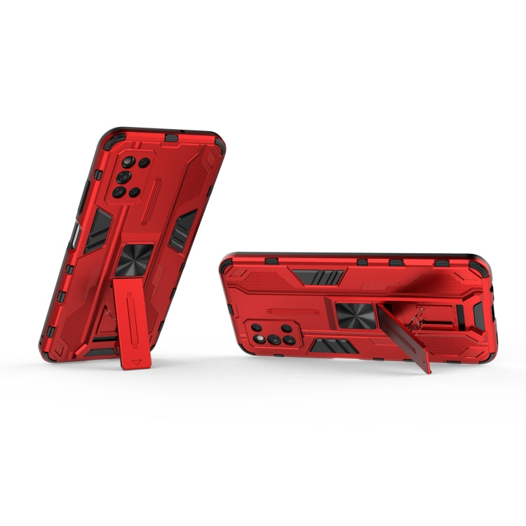 For Samsung Galaxy F52 5G Supersonic PC + TPU Shock-proof Case with Holder