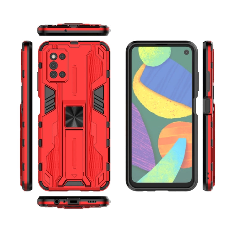 For Samsung Galaxy F52 5G Supersonic PC + TPU Shock-proof Case with Holder