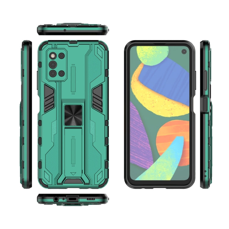For Samsung Galaxy F52 5G Supersonic PC + TPU Shock-proof Case with Holder