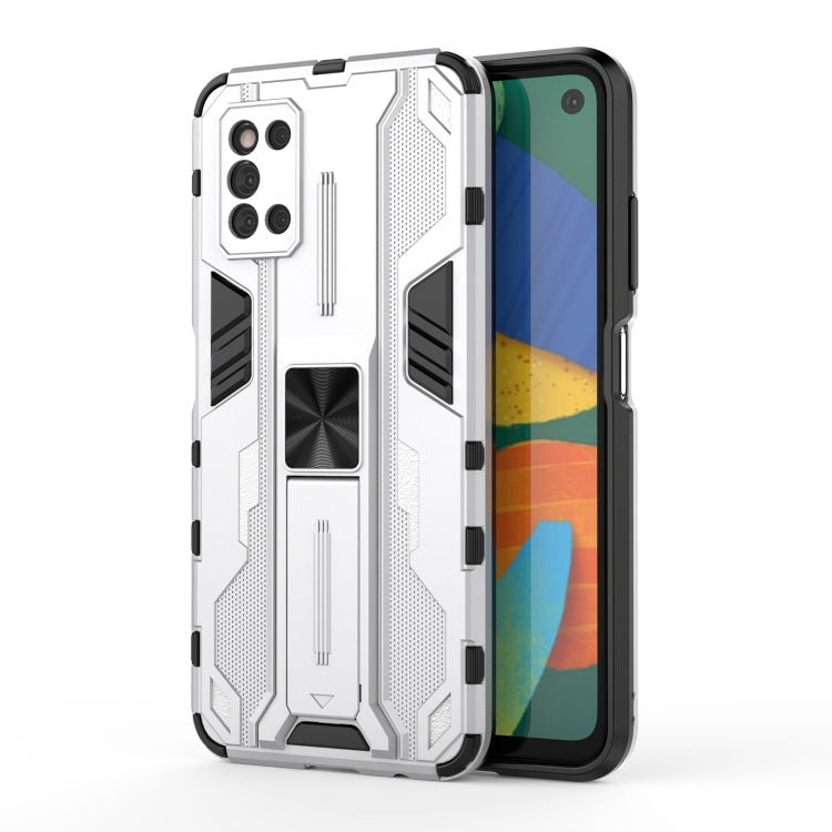 For Samsung Galaxy F52 5G Supersonic PC + TPU Shock-proof Case with Holder