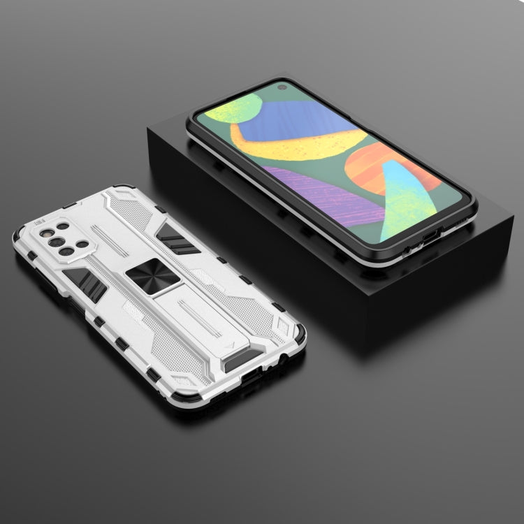 For Samsung Galaxy F52 5G Supersonic PC + TPU Shock-proof Case with Holder