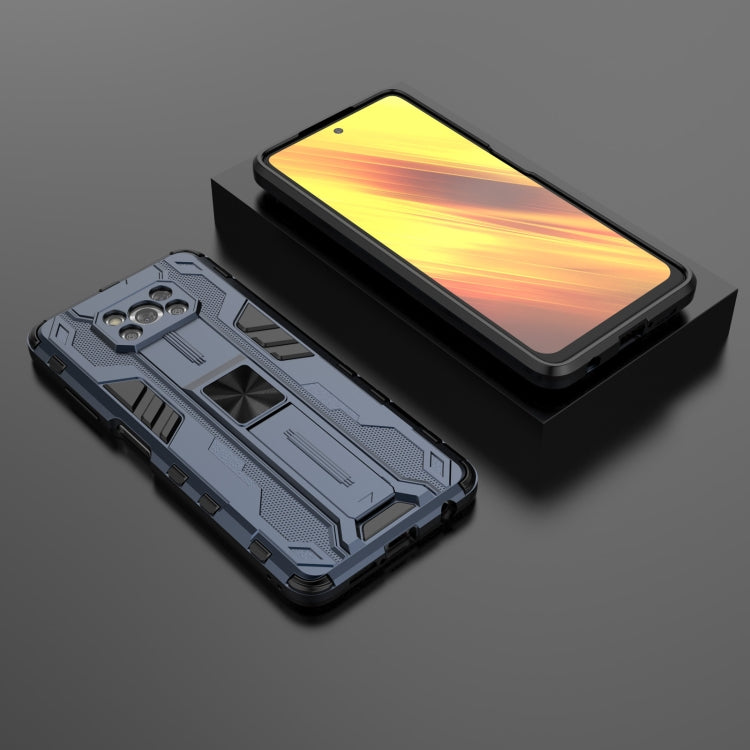 For Xiaomi Poco X3 NFC Supersonic PC + TPU Shock-proof Case with Holder