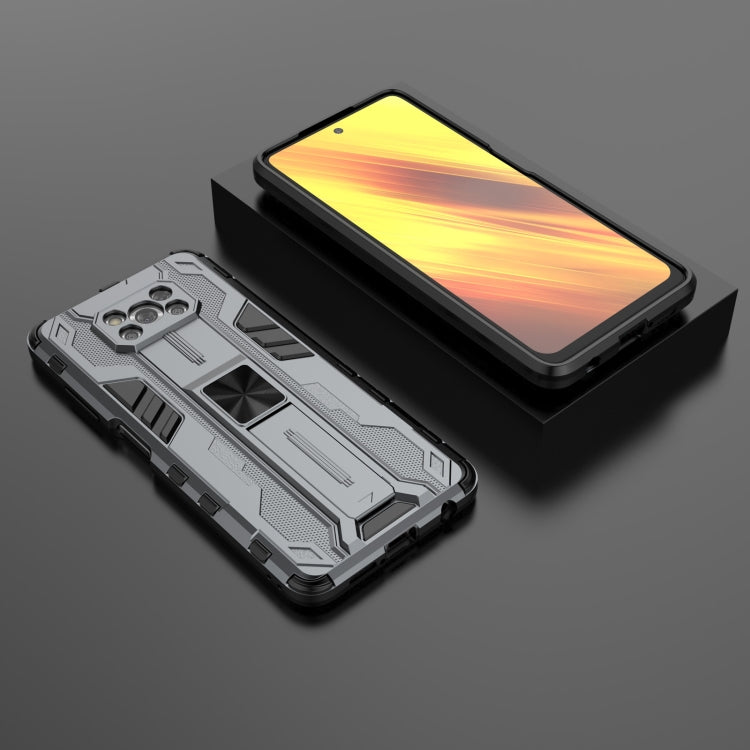 For Xiaomi Poco X3 NFC Supersonic PC + TPU Shock-proof Case with Holder