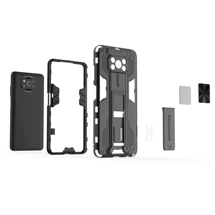 For Xiaomi Poco X3 NFC Supersonic PC + TPU Shock-proof Case with Holder