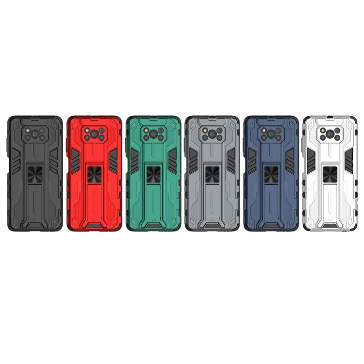 For Xiaomi Poco X3 NFC Supersonic PC + TPU Shock-proof Case with Holder