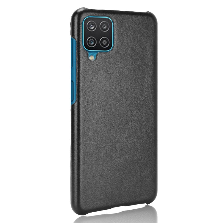 For Samsung Galaxy A22 4G Shockproof Litchi Texture PC + PU Case