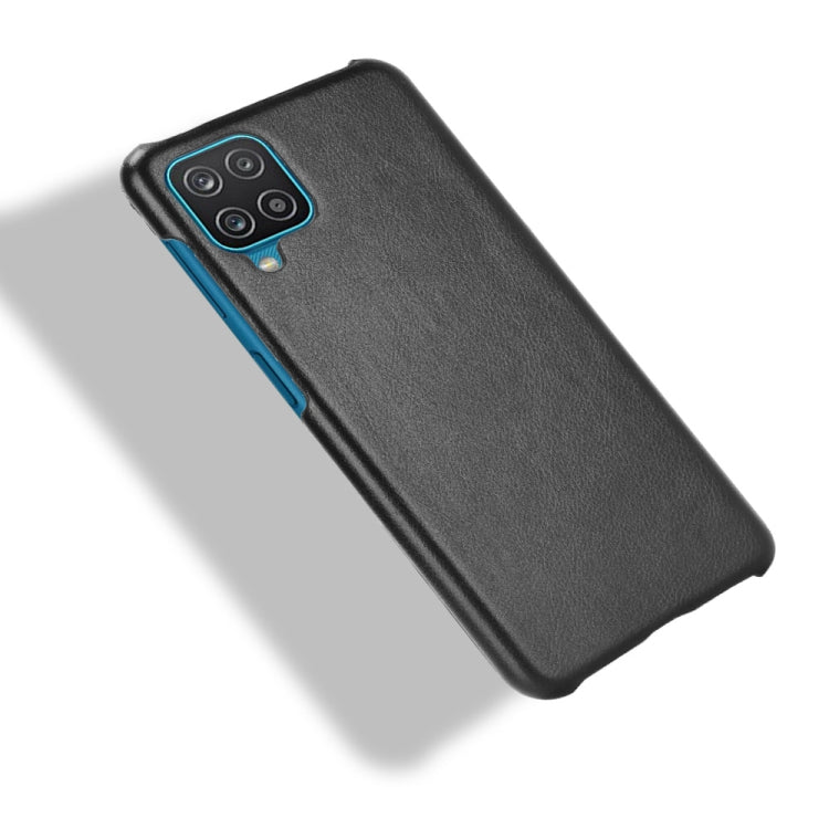For Samsung Galaxy A22 4G Shockproof Litchi Texture PC + PU Case