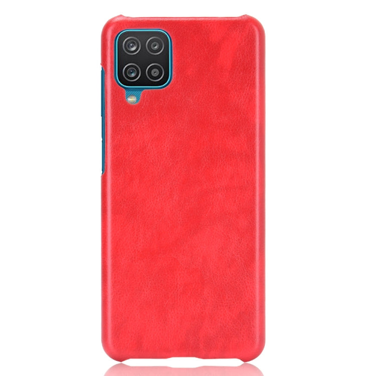 For Samsung Galaxy A22 4G Shockproof Litchi Texture PC + PU Case
