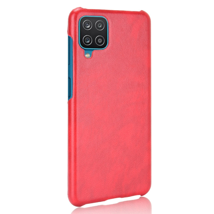 For Samsung Galaxy A22 4G Shockproof Litchi Texture PC + PU Case