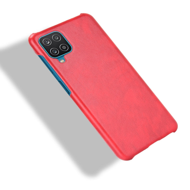 For Samsung Galaxy A22 4G Shockproof Litchi Texture PC + PU Case