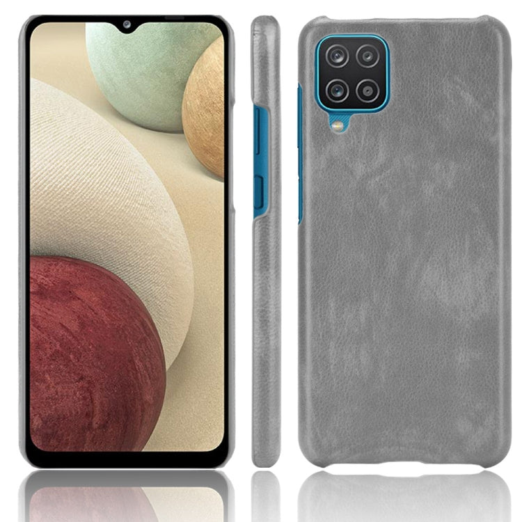 For Samsung Galaxy A22 4G Shockproof Litchi Texture PC + PU Case