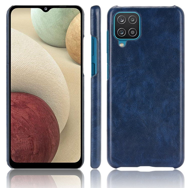 For Samsung Galaxy A22 4G Shockproof Litchi Texture PC + PU Case