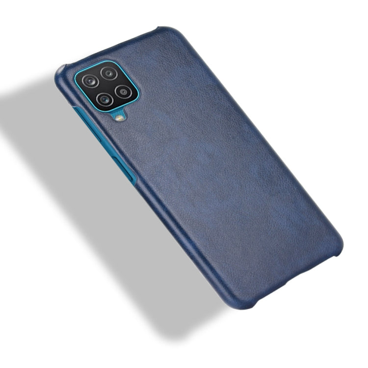 For Samsung Galaxy A22 4G Shockproof Litchi Texture PC + PU Case