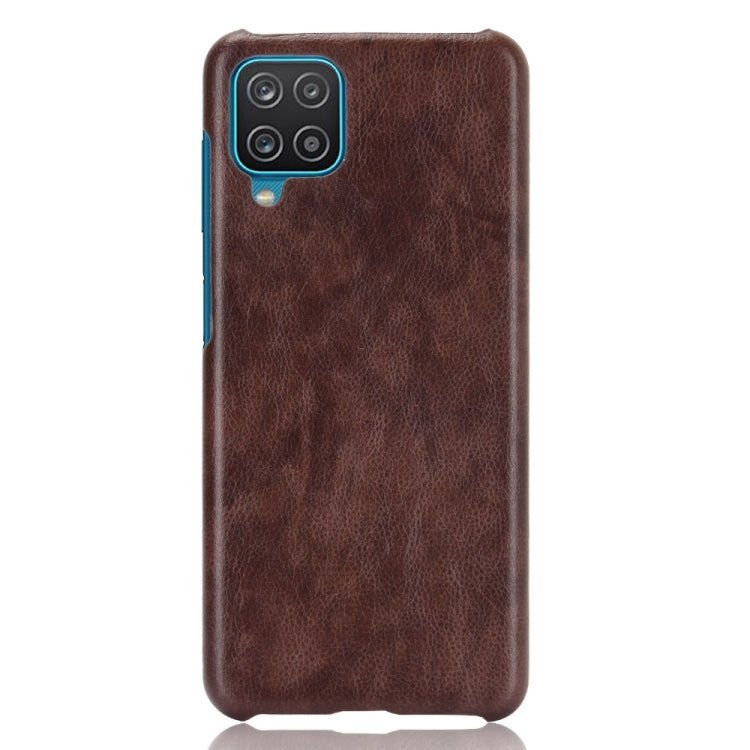 For Samsung Galaxy A22 4G Shockproof Litchi Texture PC + PU Case