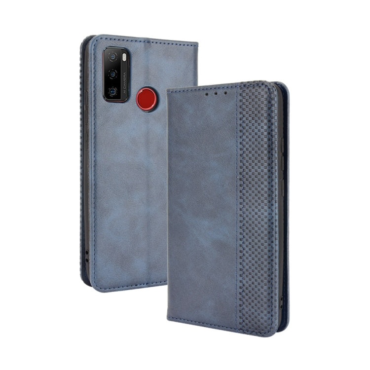 For Ulefone Note 10 Magnetic Buckle Retro Crazy Horse Texture Horizontal Flip Leather Case with Holder & Card Slots & Photo Frame