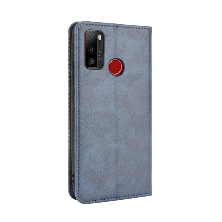 For Ulefone Note 10 Magnetic Buckle Retro Crazy Horse Texture Horizontal Flip Leather Case with Holder & Card Slots & Photo Frame