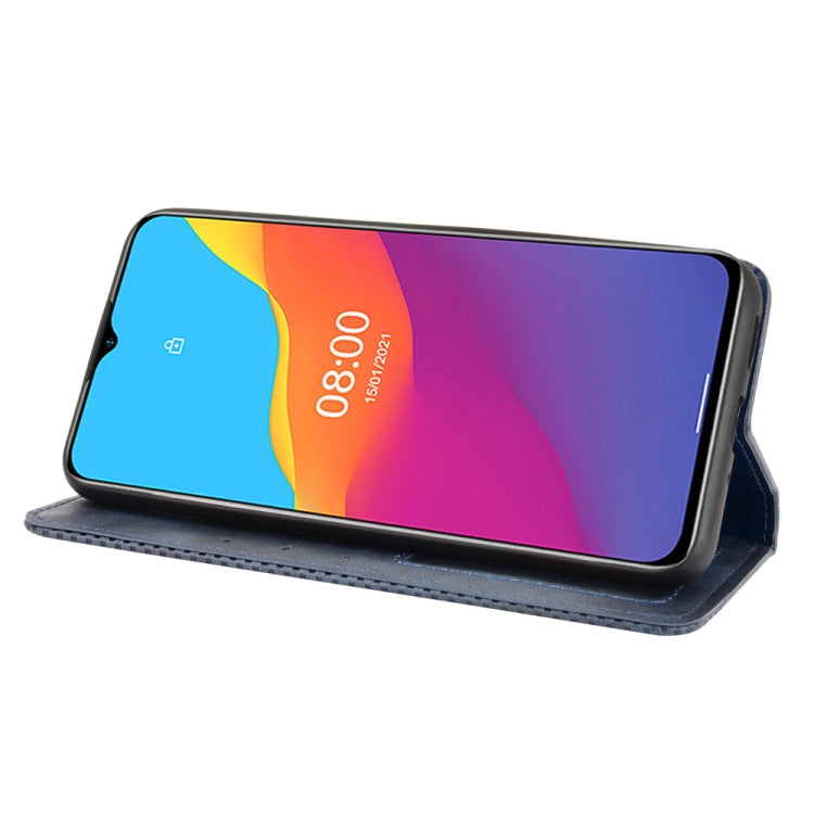 For Ulefone Note 10 Magnetic Buckle Retro Crazy Horse Texture Horizontal Flip Leather Case with Holder & Card Slots & Photo Frame