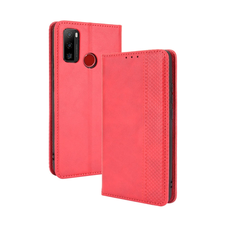 For Ulefone Note 10 Magnetic Buckle Retro Crazy Horse Texture Horizontal Flip Leather Case with Holder & Card Slots & Photo Frame