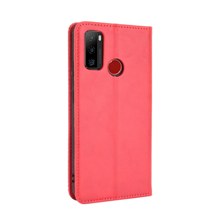 For Ulefone Note 10 Magnetic Buckle Retro Crazy Horse Texture Horizontal Flip Leather Case with Holder & Card Slots & Photo Frame