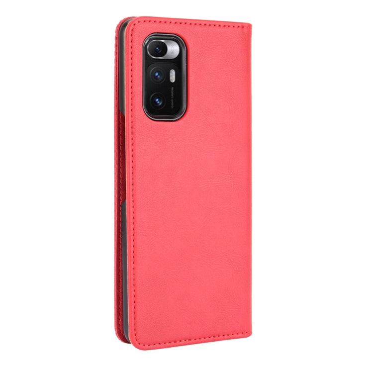 For Xiaomi Mi Mix Fold Magnetic Buckle Retro Crazy Horse Texture Horizontal Flip Leather Case with Holder & Card Slots & Photo Frame
