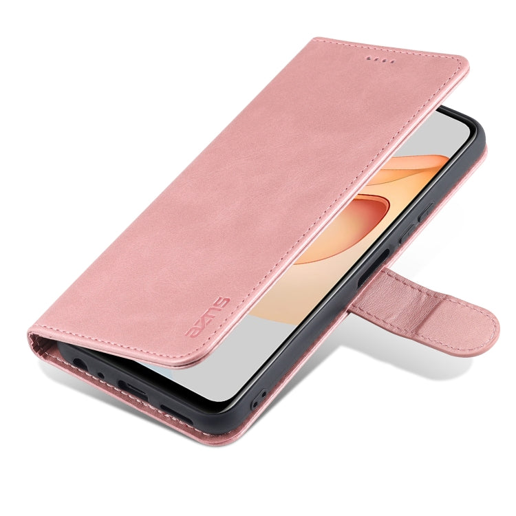 For vivo Y52S / iQOO U3 AZNS Skin Feel Calf Texture Horizontal Flip Leather Case with Card Slots & Holder & Wallet