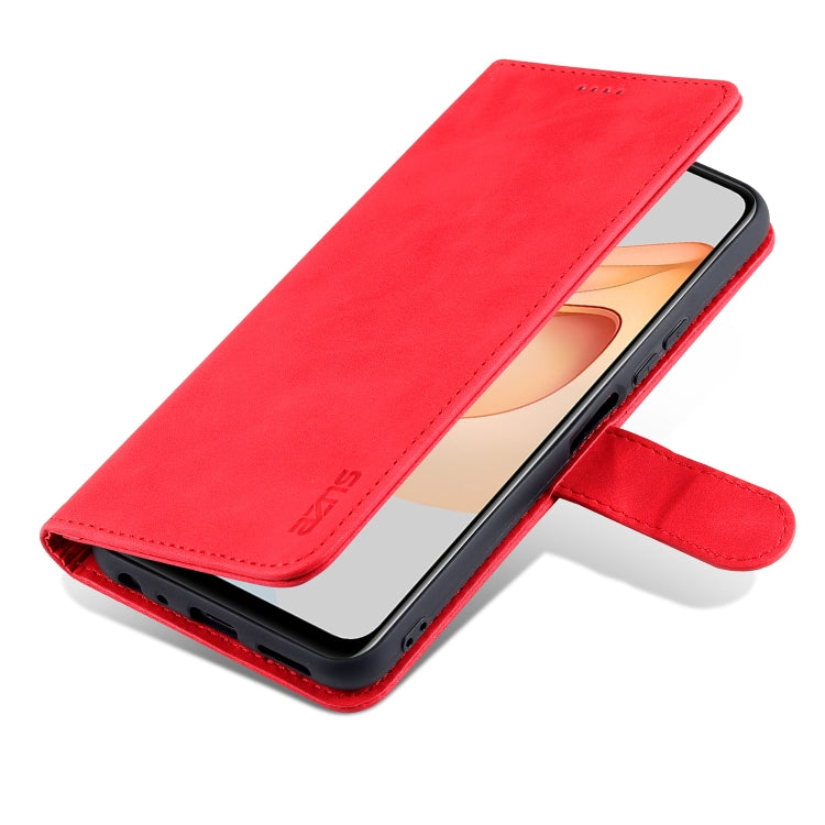 For vivo Y52S / iQOO U3 AZNS Skin Feel Calf Texture Horizontal Flip Leather Case with Card Slots & Holder & Wallet