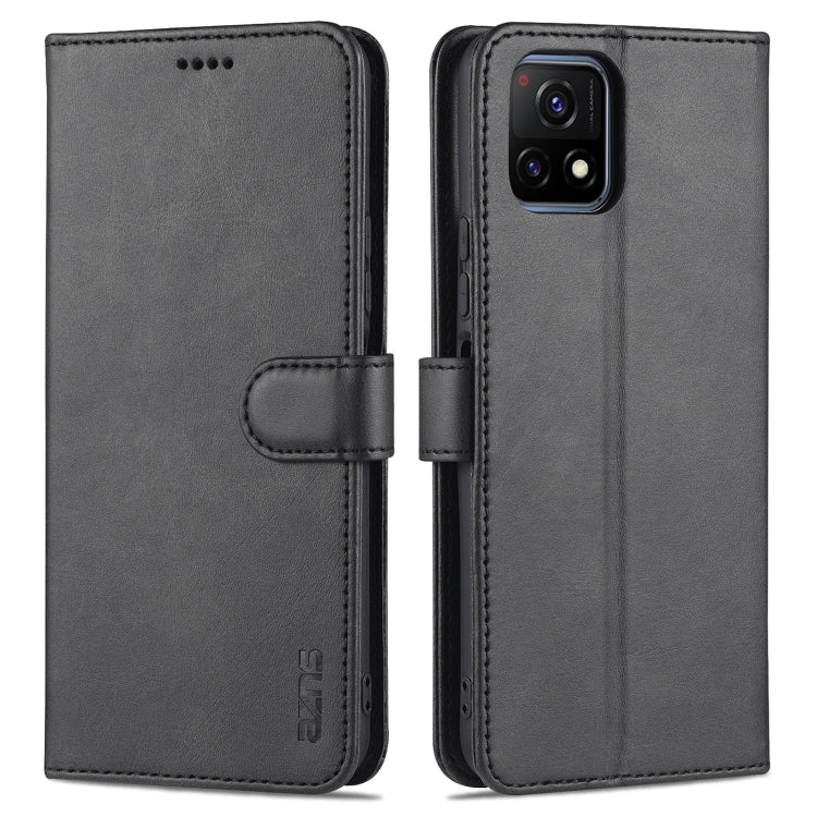 For vivo Y52S / iQOO U3 AZNS Skin Feel Calf Texture Horizontal Flip Leather Case with Card Slots & Holder & Wallet