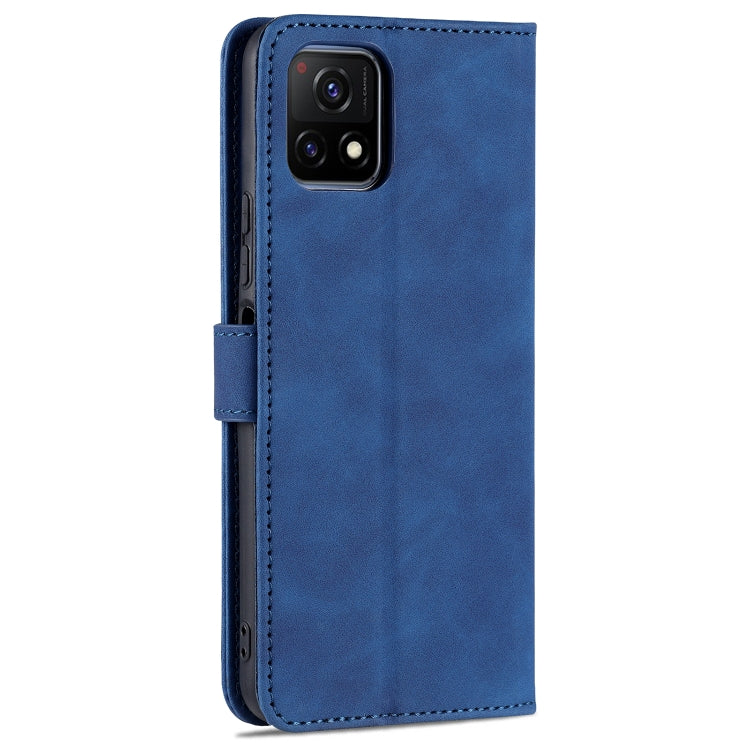 For vivo Y52S / iQOO U3 AZNS Skin Feel Calf Texture Horizontal Flip Leather Case with Card Slots & Holder & Wallet