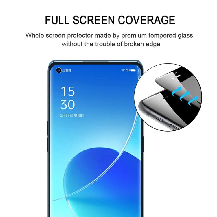 For OPPO Reno6 Pro 5G / Reno6 Pro+ 5G / Reno7 Pro 5G 9H HD 3D Curved Edge Tempered Glass Film