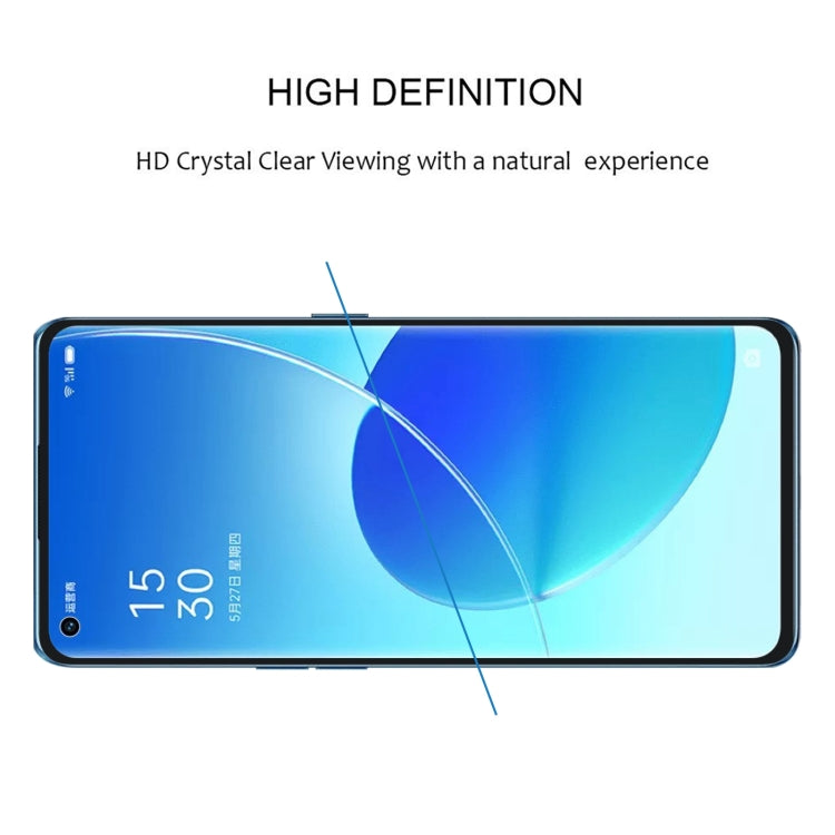 For OPPO Reno6 Pro 5G / Reno6 Pro+ 5G / Reno7 Pro 5G 9H HD 3D Curved Edge Tempered Glass Film