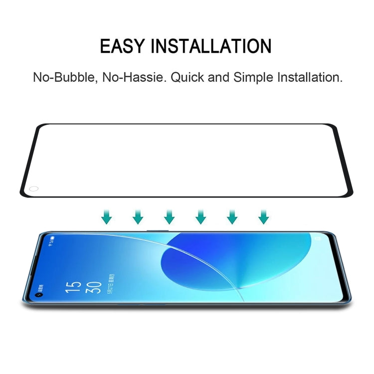 For OPPO Reno6 Pro 5G / Reno6 Pro+ 5G / Reno7 Pro 5G 9H HD 3D Curved Edge Tempered Glass Film
