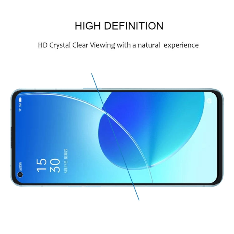 For OPPO Reno6 5G / Reno7 5G / Reno7 SE 5G / A96 25 PCS Full Glue Full Screen Tempered Glass Film