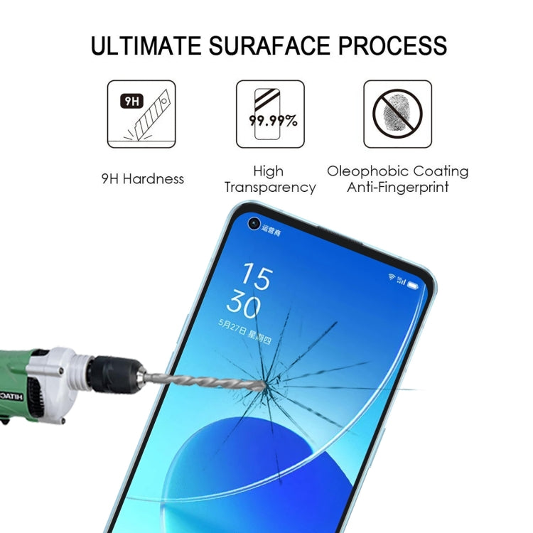 For OPPO Reno6 5G / Reno7 5G / Reno7 SE 5G / A96 25 PCS Full Glue Full Screen Tempered Glass Film