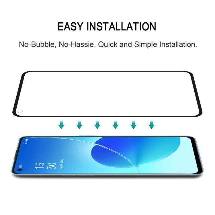 For OPPO Reno6 5G / Reno7 5G / Reno7 SE 5G / A96 25 PCS Full Glue Full Screen Tempered Glass Film