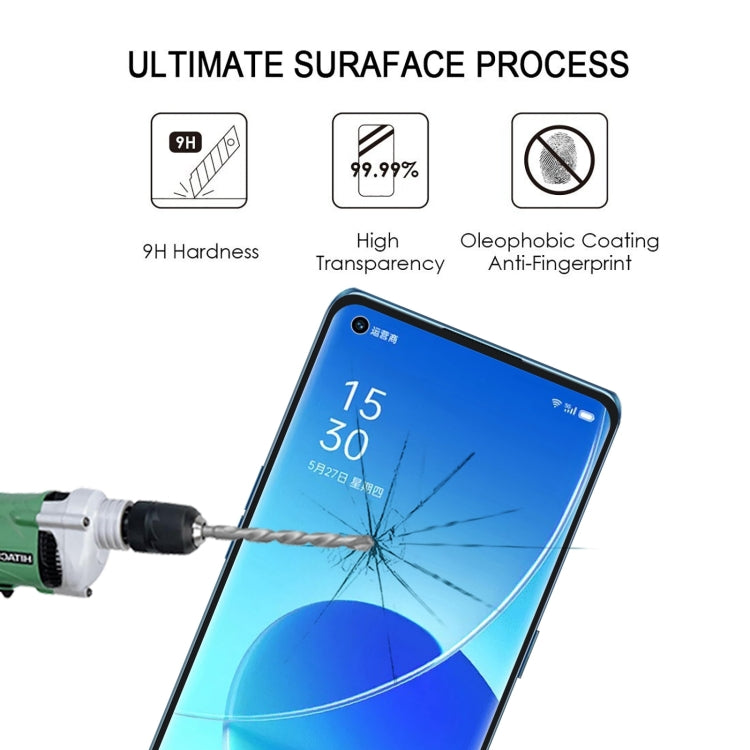 For OPPO Reno6 Pro 5G / Reno6 Pro+ 5G / Reno7 Pro 5G 25 PCS Full Glue Full Screen Tempered Glass Film