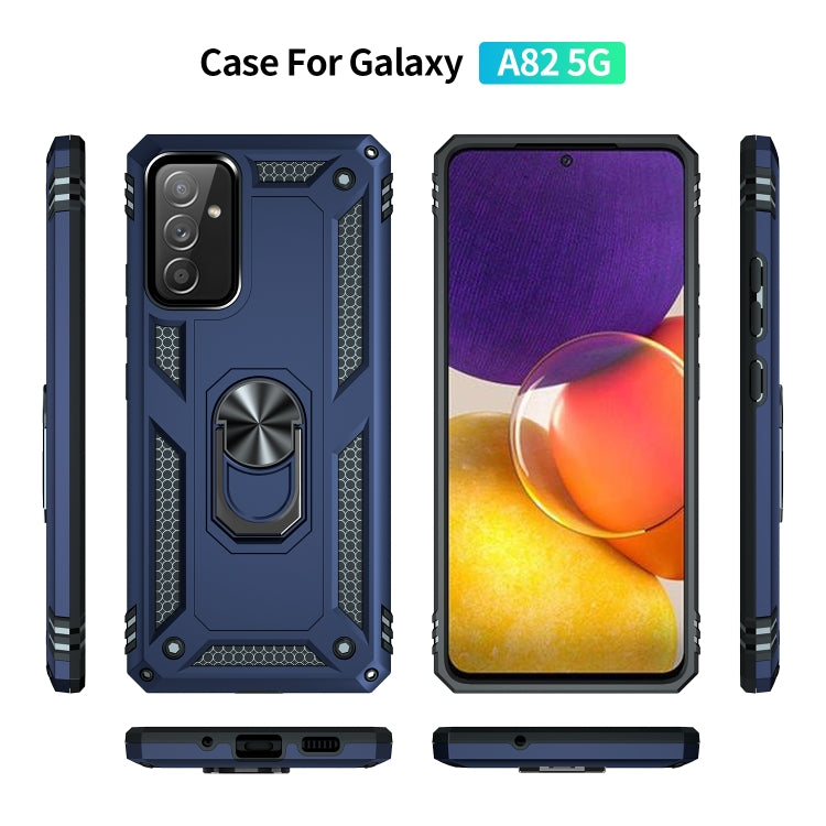 For Samsung Galaxy A82 5G Shockproof TPU + PC Protective Case with 360 Degree Rotating Holder