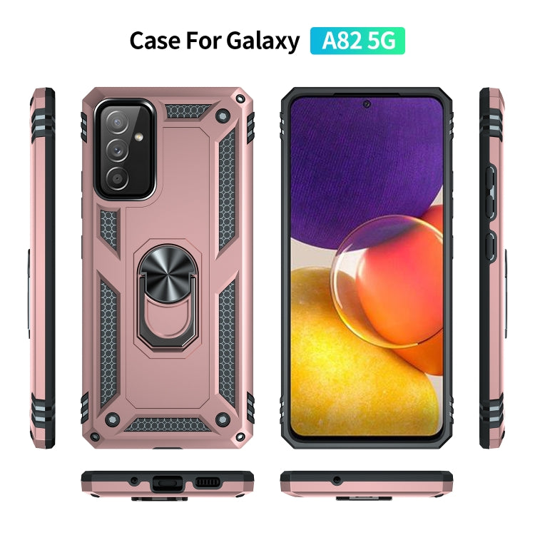 For Samsung Galaxy A82 5G Shockproof TPU + PC Protective Case with 360 Degree Rotating Holder